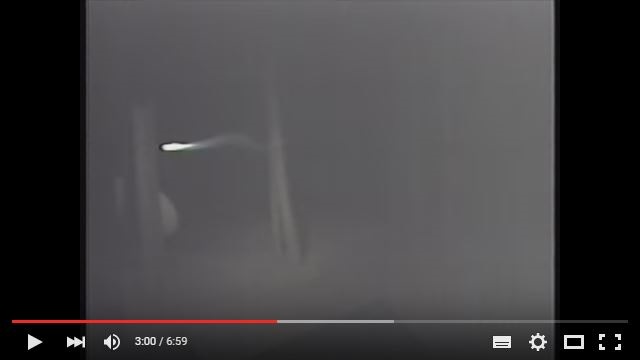 ブラック・フォレストで撮影された人魂の動画