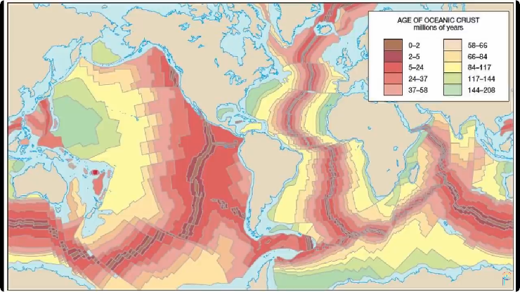 海底の年齢